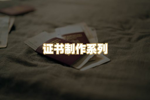 证书制作系列